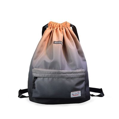 Εύκολο φέρνοντας σακίδιο πλάτης γυμναστικής Drawstring, αδιάβροχο σχέδιο αμπελοφύλλων αθλητικών σακιδίων πλάτης